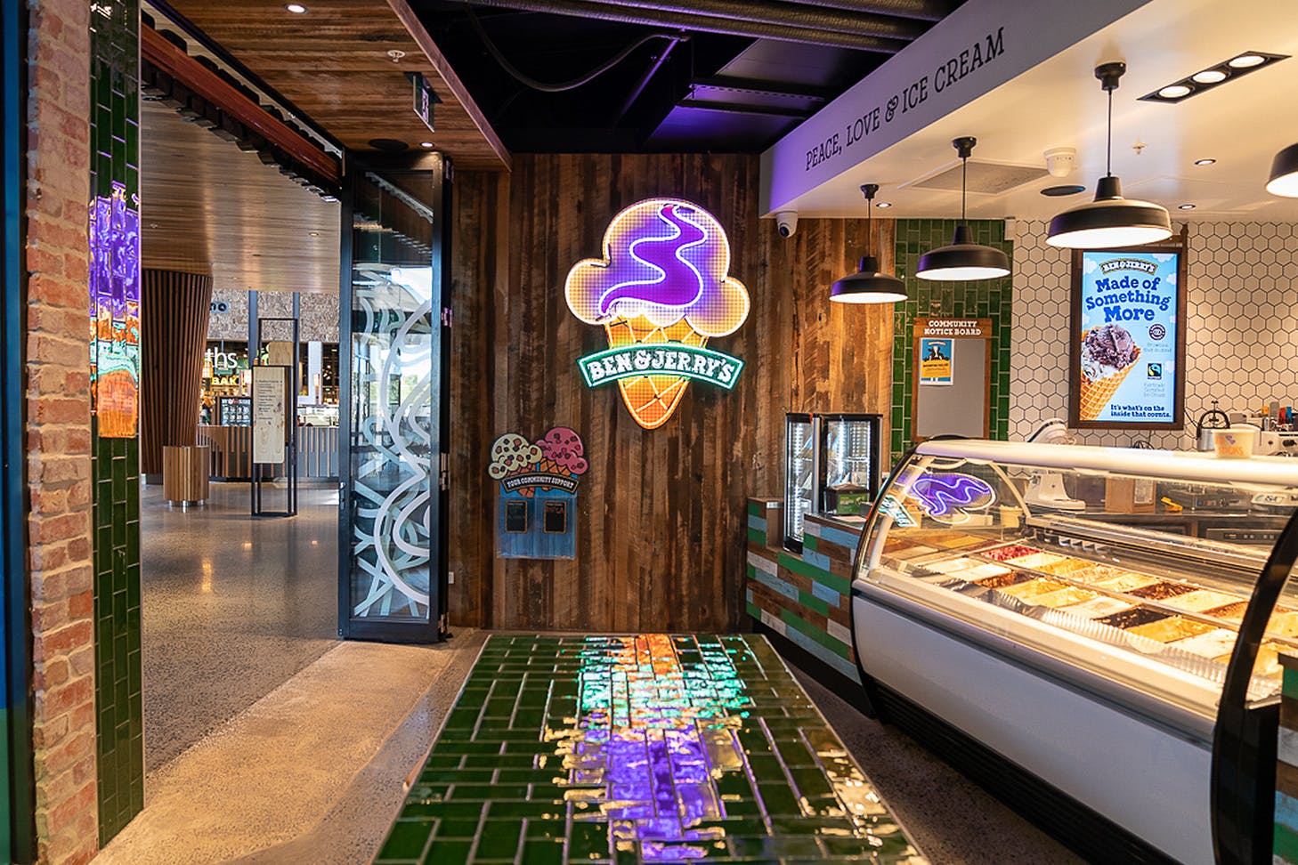 A Ben & Jerry's store in Australia.